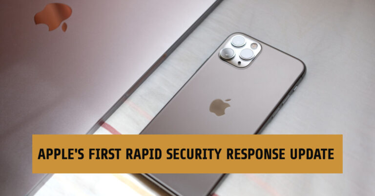 Apple’s First Rapid Security Response Update