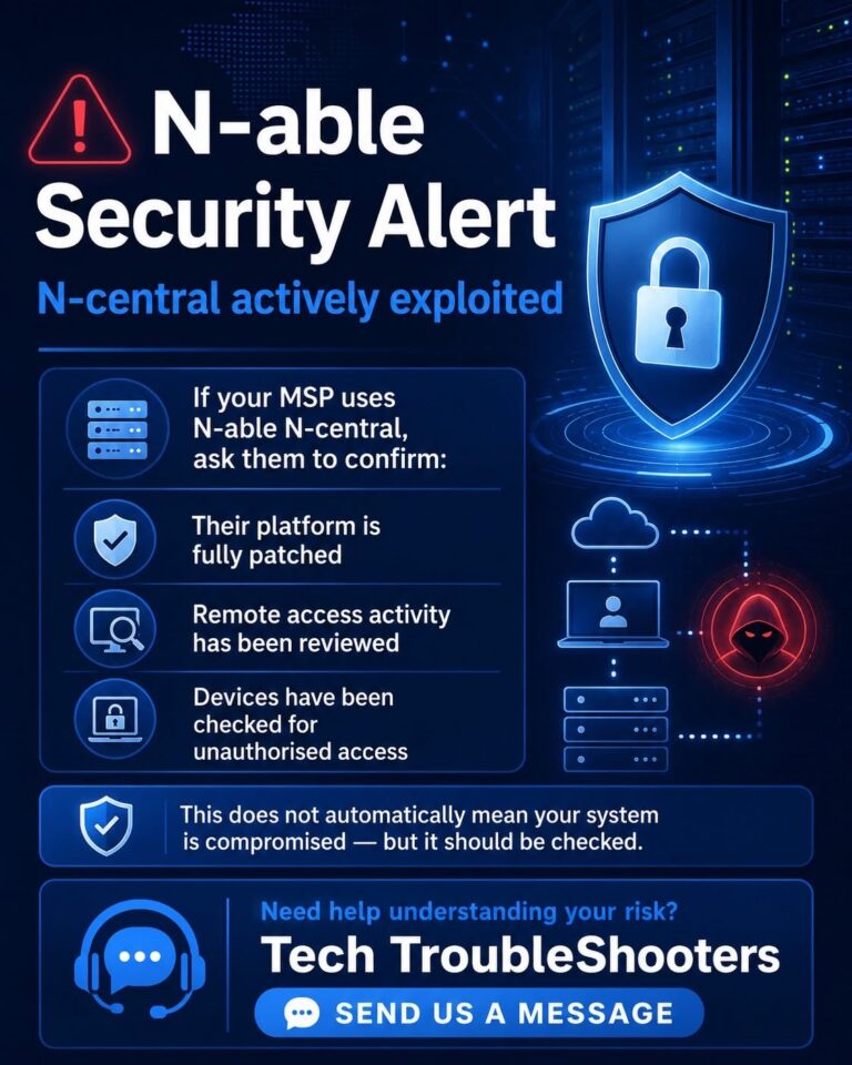 CISA Warns N-central Flaw Is Under Active Attack: What Townsville Businesses Should Do